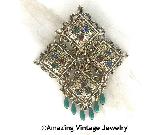 Sarah Coventry TEMPLE-LITES Pin from 1969 * Sarah… - image 1