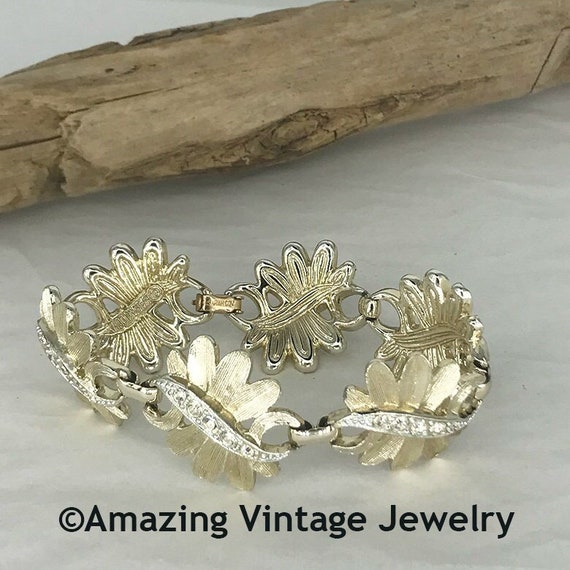 Sarah Coventry EVENING SANDS Bracelet from 1960 *… - image 1