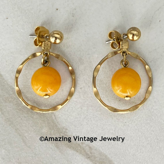 Sarah Coventry HONEYCOMB Earrings from 1975 * Sar… - image 1