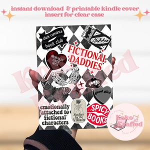 Kindle Insert for Clear Case Kindle Print Dark Romance Paperwhite Printable Kindle Cover Bookish Gift Kindle Decor Oasis Basic Dark Love