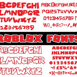 Roblox Font, Roblox Svg, Roblox Svg Bundle, Roblox, Svg Files for Cricut, Font, Font Svg, Fonts for Cricut, Birthday Svg, Roblox Invitation
