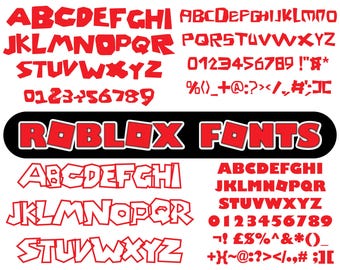 Roblox SVG フォントバンドル: Cricut 対応グラフィック (デジタルダウンロード)