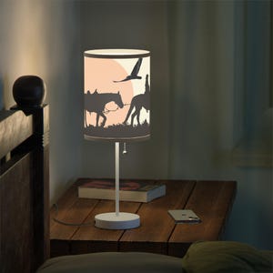 Cowgirl Table Lamp, Rustic Horse Theme, Western Room Decor, US Plug Night Light, Farmhouse Lighting Fixture