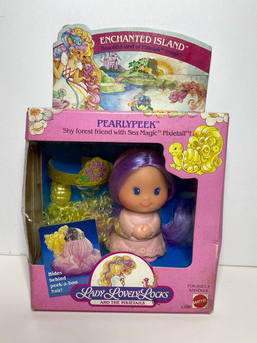 Vintage 1986 Lady Lovely Locks Lovelylocks DUCHESS RAVENWAVES Doll & Dress ~ N/A