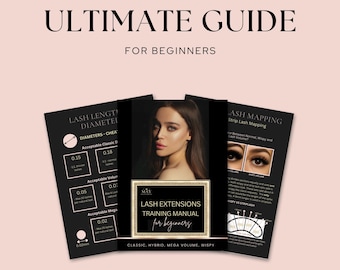 Lash Extension Training Manual: Beginner Ebook (PDF Guide)