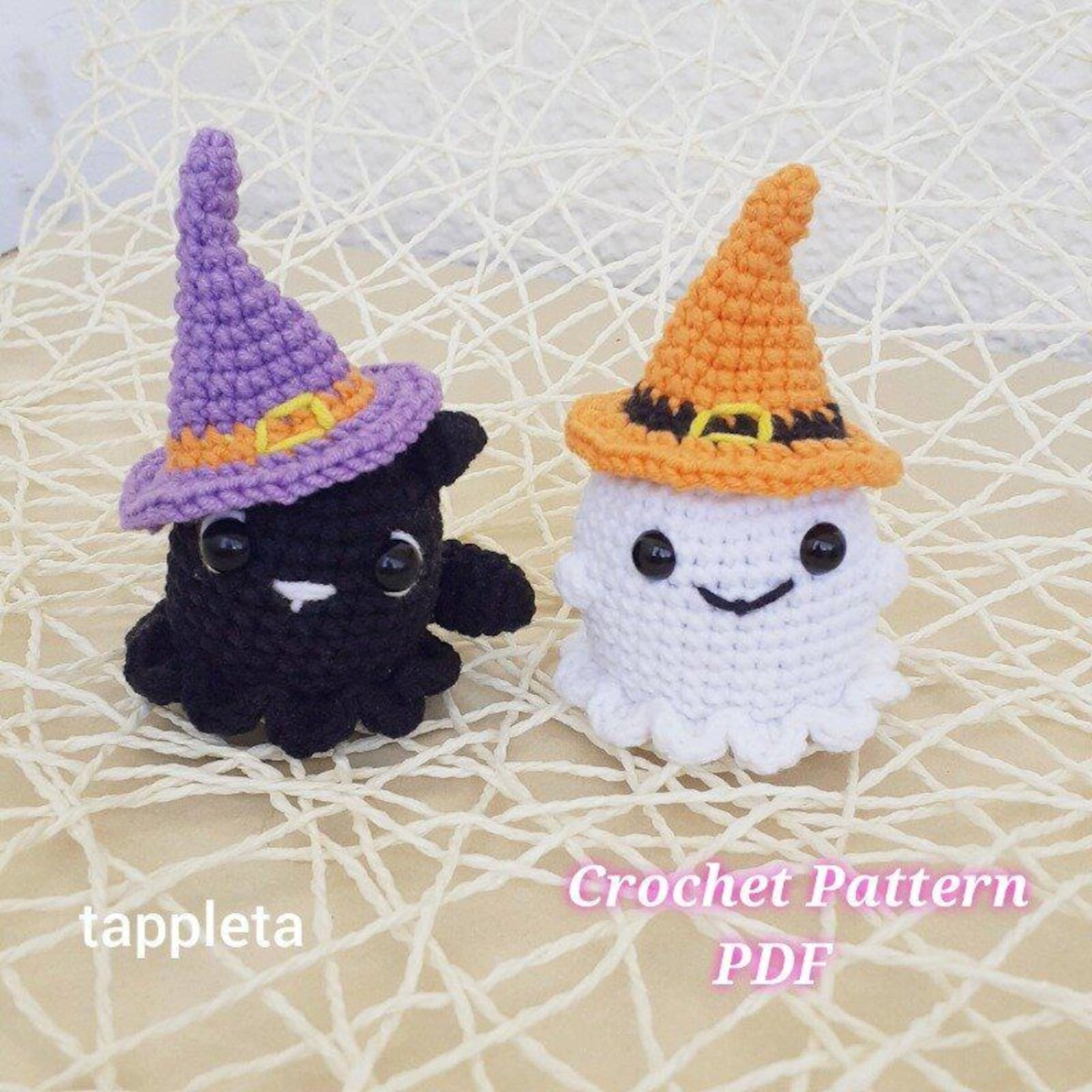 Mini Witch Hat Crochet Pattern, Halloween Mini Hat, Tiny Hat Amigurimi ...