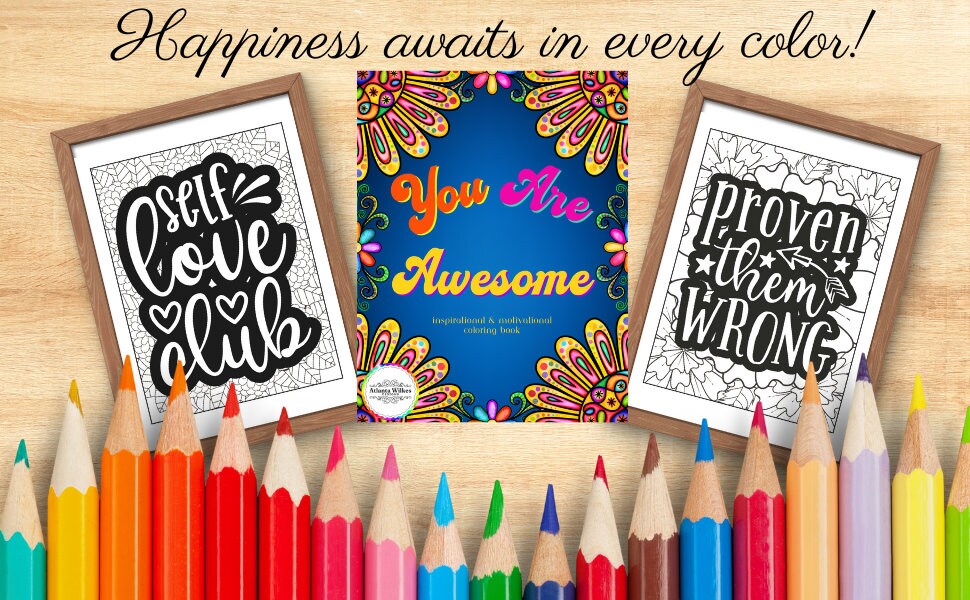 You Are Awesome Coloring Book Pages: Beautiful Patterns Coloring Book ...