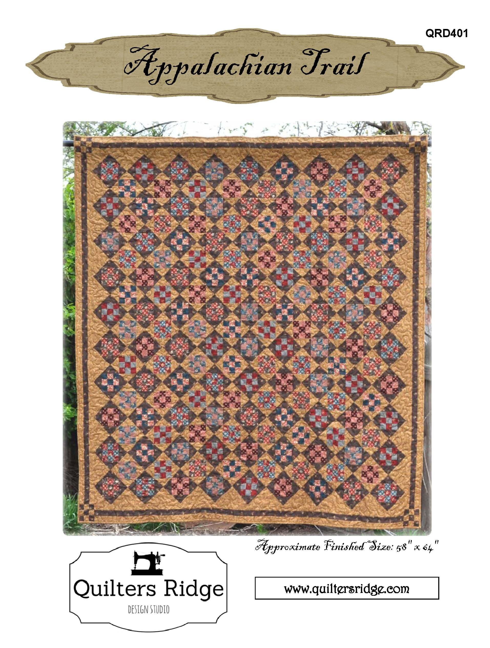 Appalachian Trail Quilt Pattern PDF quilting hand sewing sew Etsy