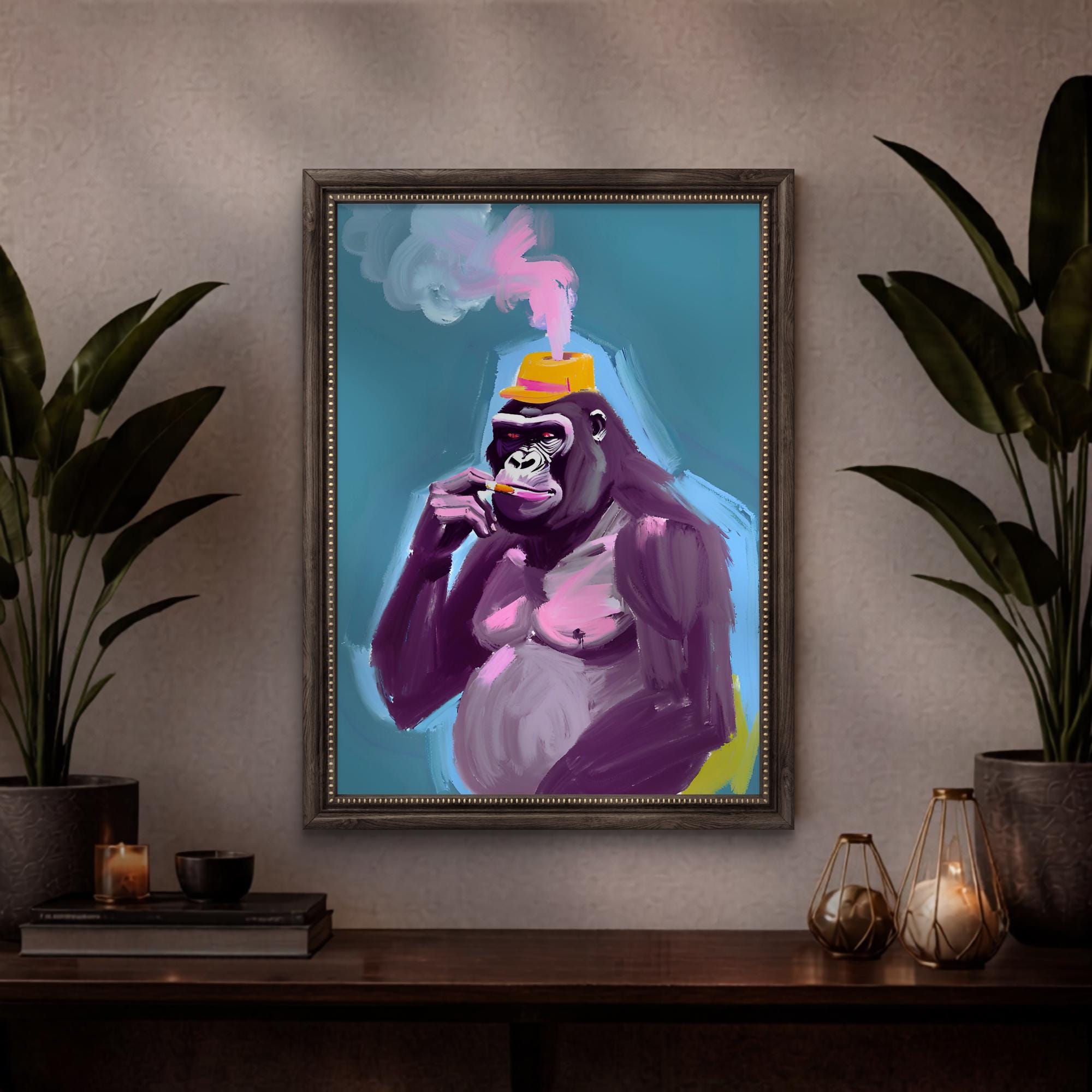 Gorilla with crown - Etsy 日本