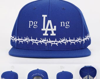 Kendrick Inspired Crown of Thorns Blue Dodgers Snapback