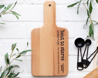 Funny Kitchen Cutting Board - Laser Engraved - Housewarming Gift - Southern Saying - White Elephant Gift - Gift for Cook - Chopping Board