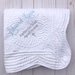 Baptism Gift for Boy - Christening Gift - Baptized in Christ - New Baby Gift - Monogram Baby Blanket - Gift from Godmother - Boy Nursery 