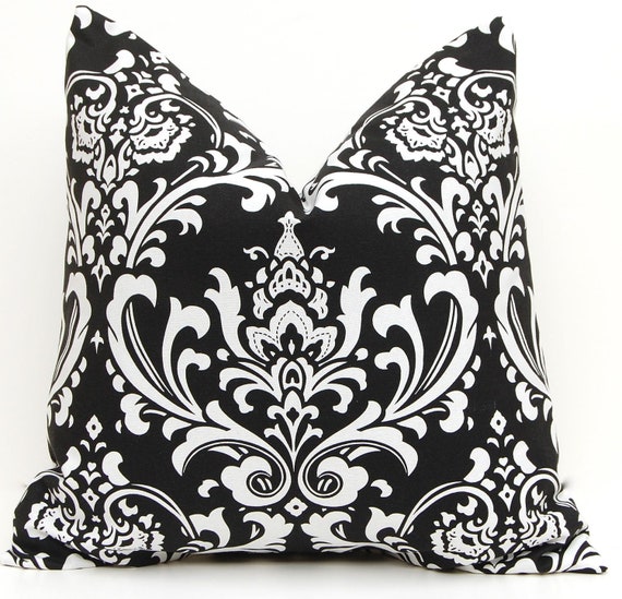 Items similar to Decorative Pillow Covers Black Pillow Covers Black