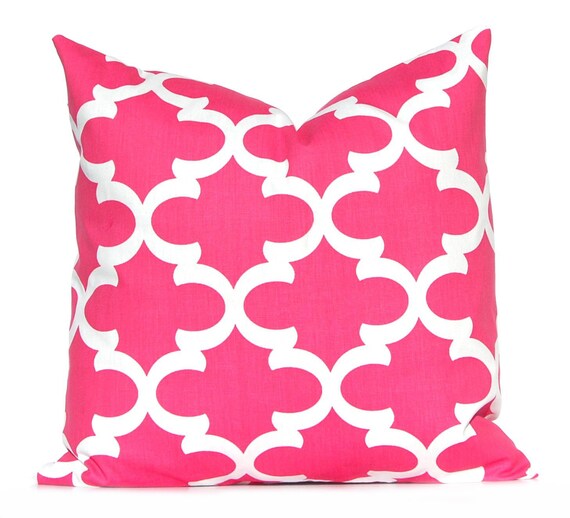 Pink Pillow Decorative Pillow Hot Pink Throw Pillow Cover