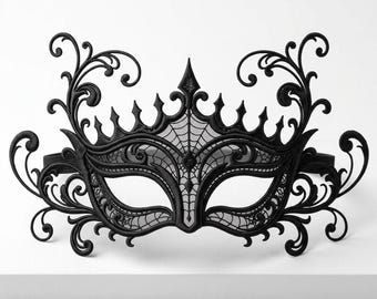 Mystery Mask Embroidery Design, Venetian Masquerade Mask Embroidery Pattern, Lace Carnival Mask Machine Embroidery File, Gothic Mask