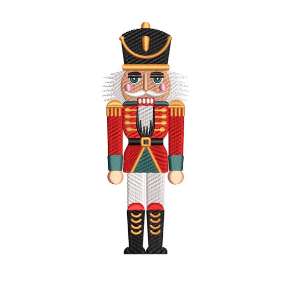 Nutcracker Soldiers Embroidery File, Christmas Nutcracker Embroidery Patterns, Machine Embroidery Design Nutcracker, Instant Download