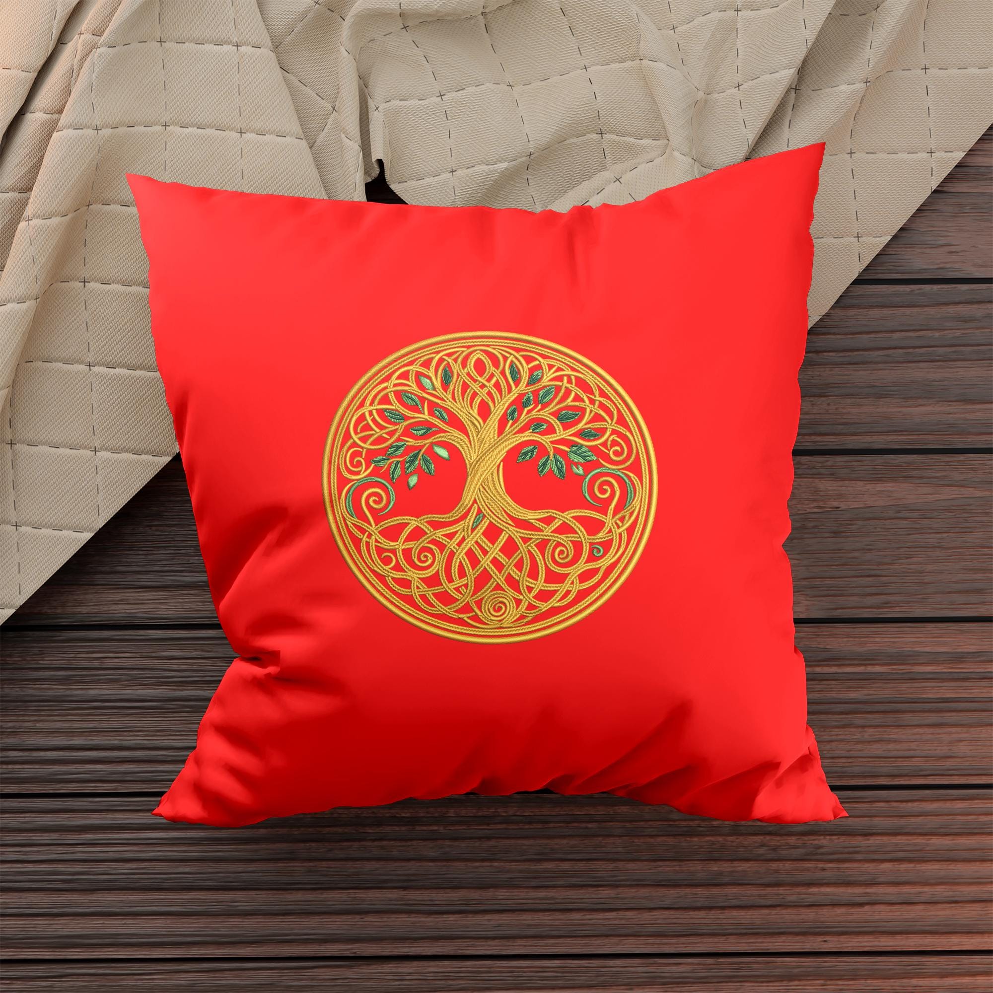 Celtic Tree of Life Embroidery Design: Machine Embroidery Pattern (4x4 ...