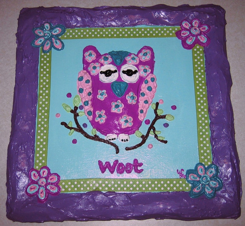 WOOT WOOT Owl Artwork by Artist, Whitney Madison image 2