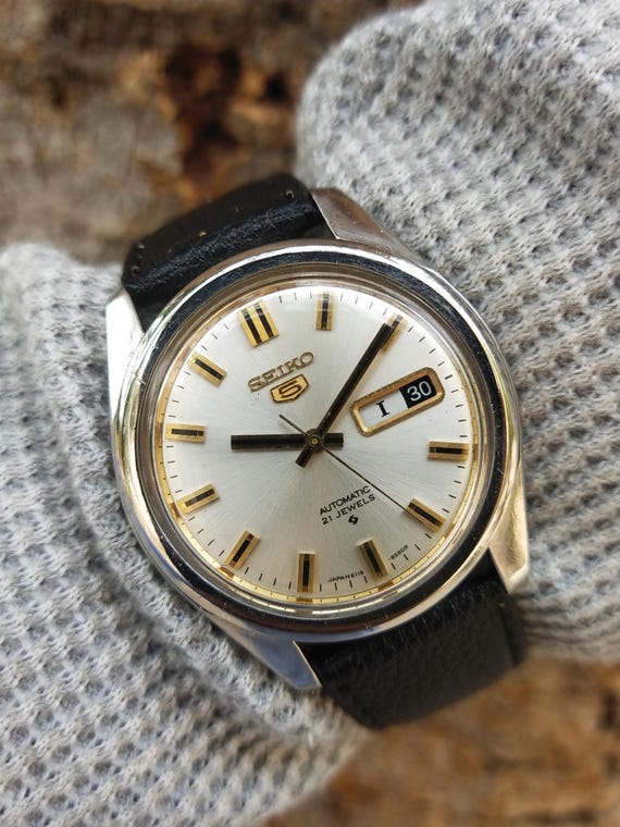 Vintage Seiko 5 6119-8095 Automatic Watch Japan for Men,s - Etsy
