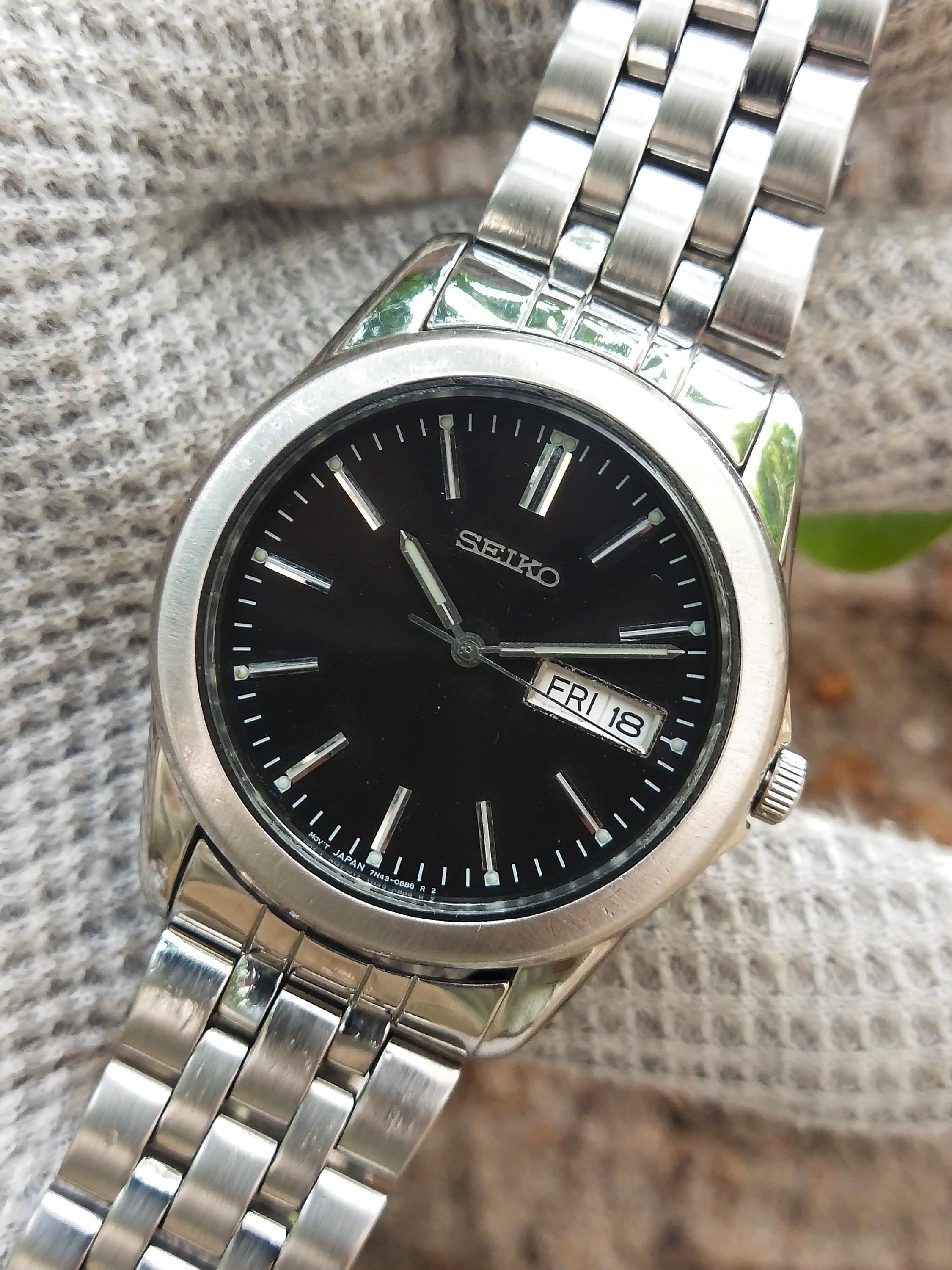 SEIKO セイコー SCXC007 シルバー 7N43-0AM0 稼動　美品 Vintage Seiko 7N43-0AM0 Quartz Watch for Men's - Etsy