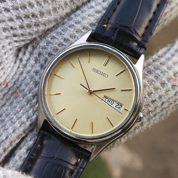 Vintage Seiko 7N43-8A90 Quartz Watch for Men's - Etsy