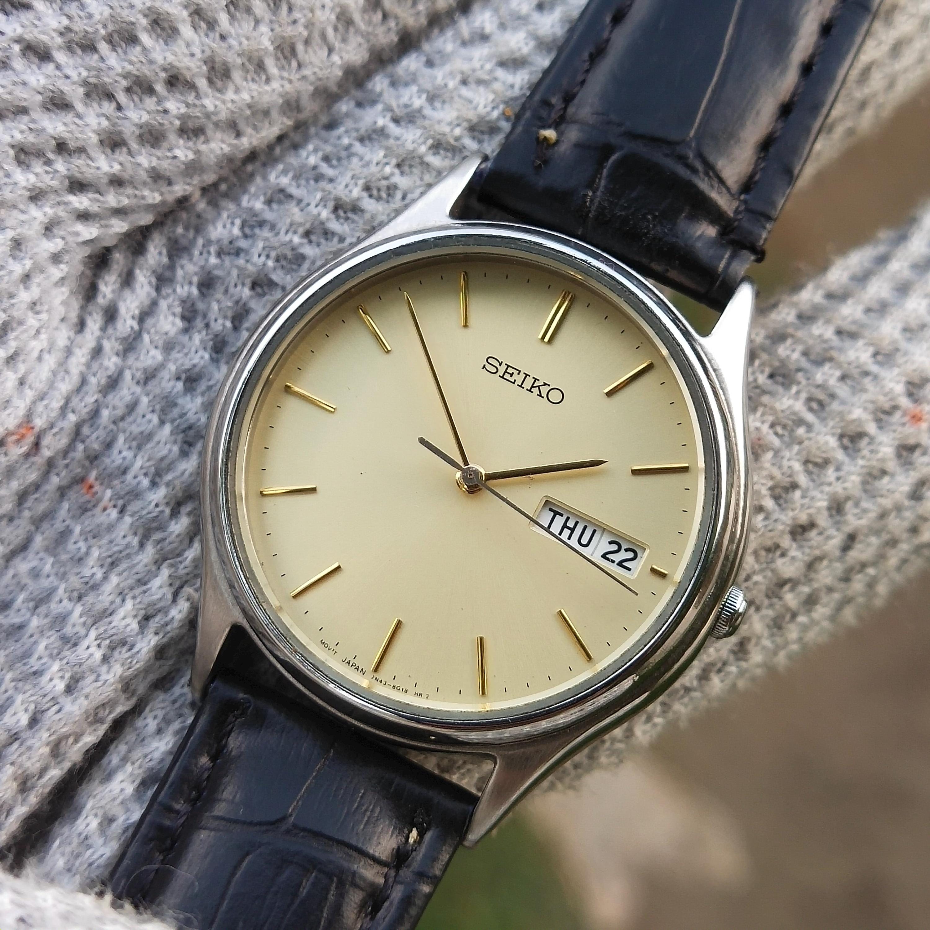 Seiko 7n43 Watch - Etsy