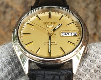 ヴィンテージ セイコー5 オートマチック 21石 7S26-6000 日本製 メンズ