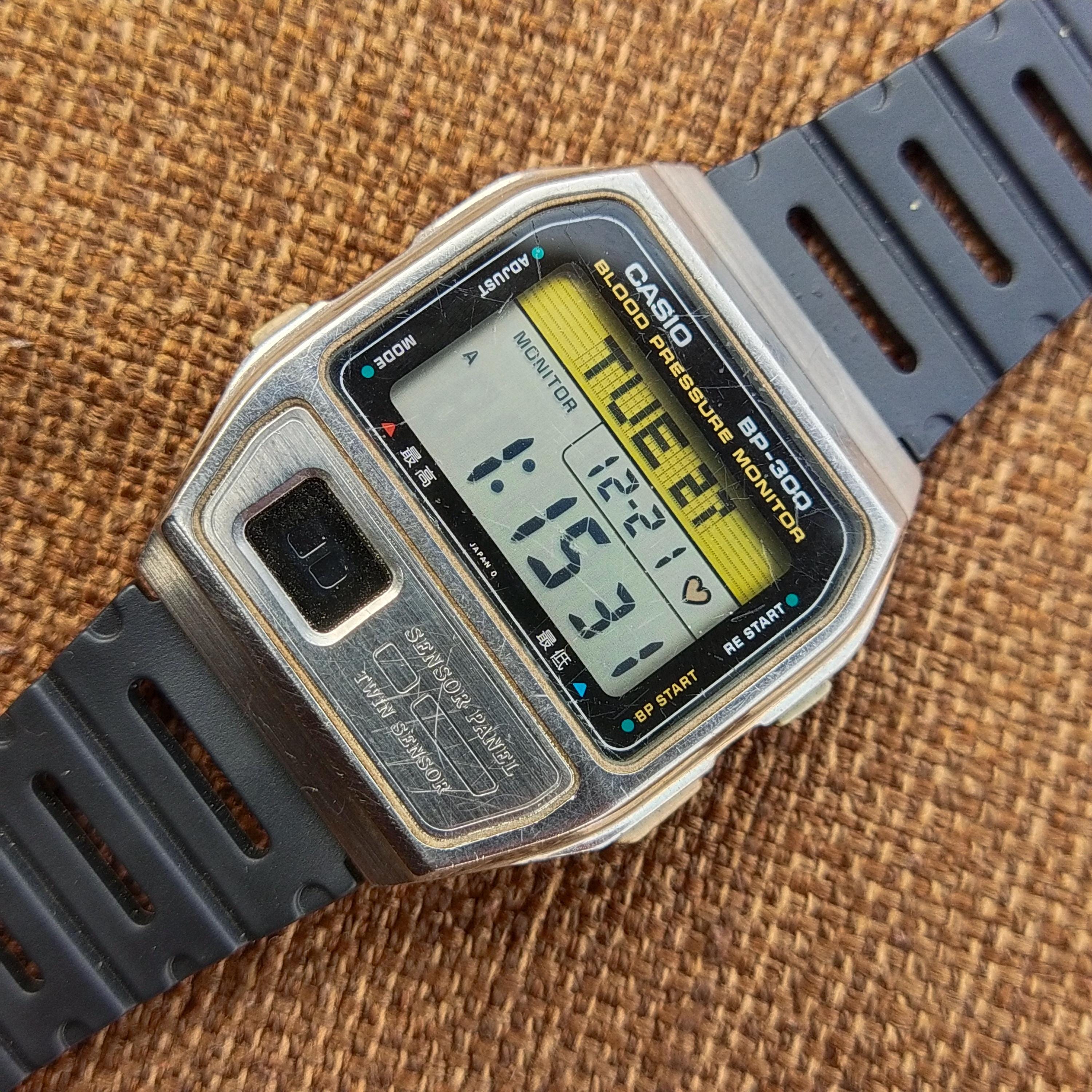Vintage Casio BP-300 Blood Pressure Monitor Digital Watch - Etsy