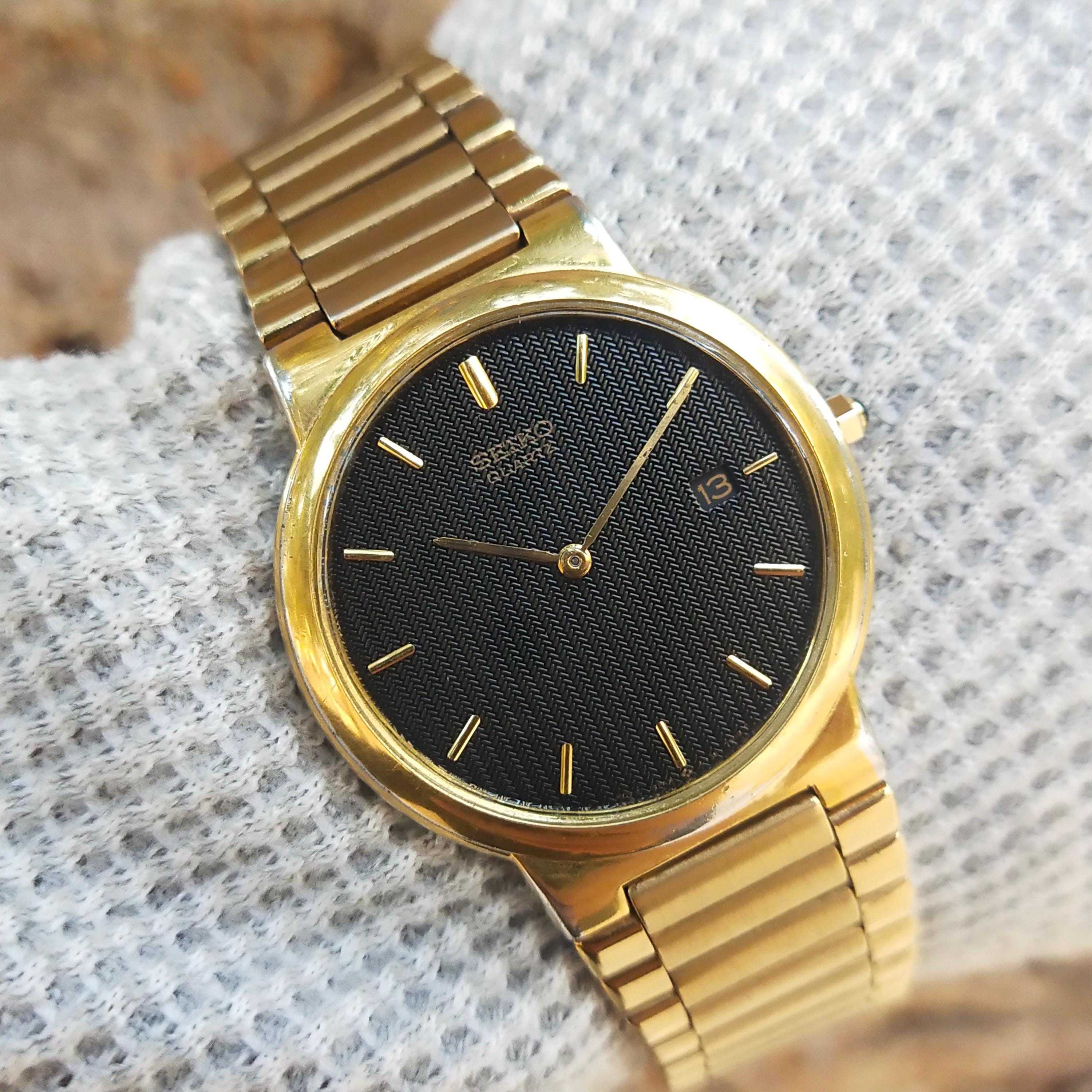 Vintage Seiko Quartz 5Y39-7140 Japan Made Watch for Men's - Etsy
