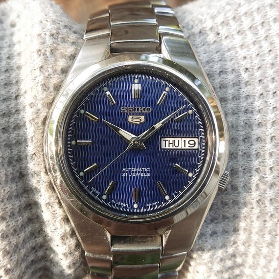 Seiko 5 Automatic 7S26-02F0 21 Jewels for Men's - Etsy