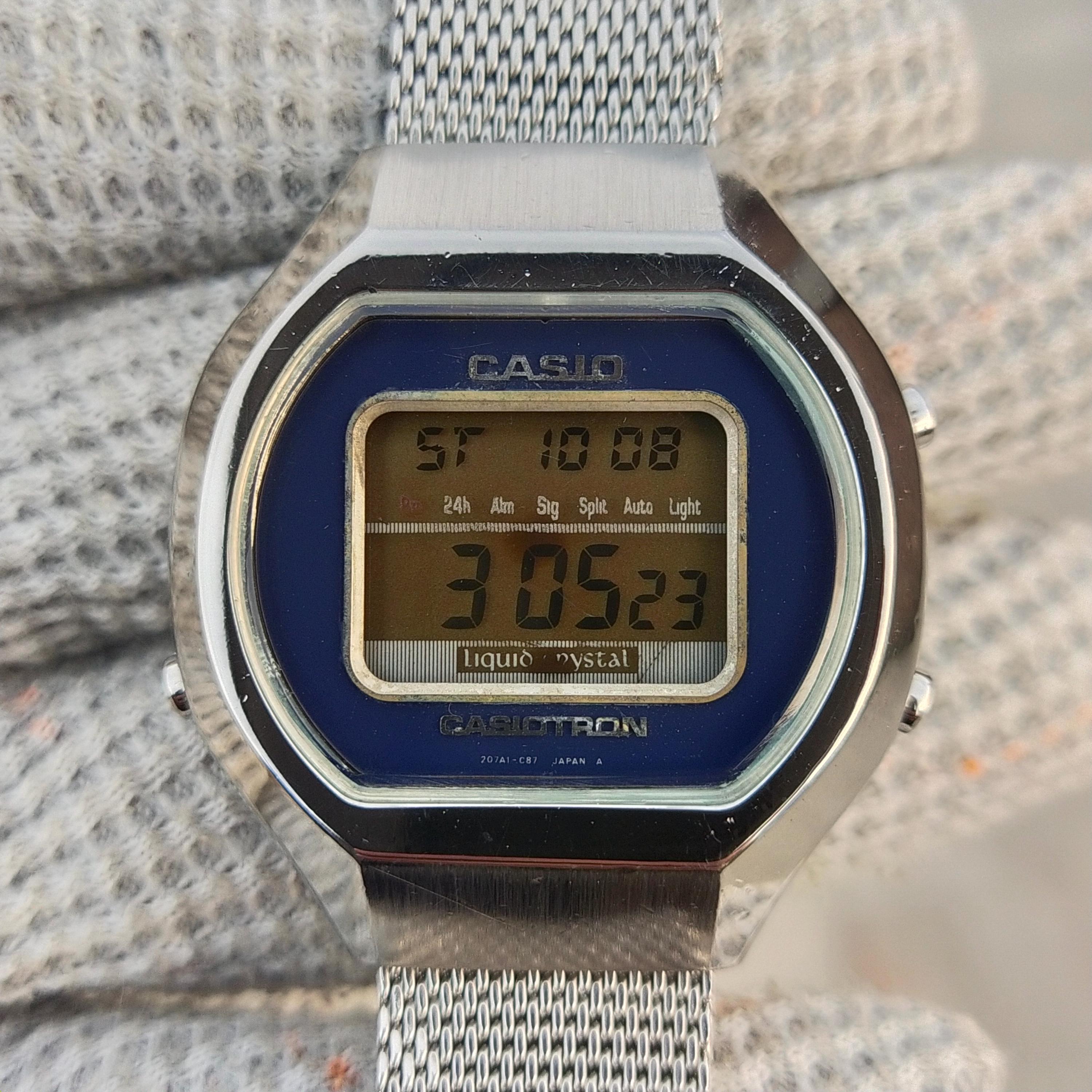 【レア】カシオトロン　復刻版　TRN-01 ヴィンテージ カシオ カシオトロン TRN-01 M 日本製 メンズ腕時計