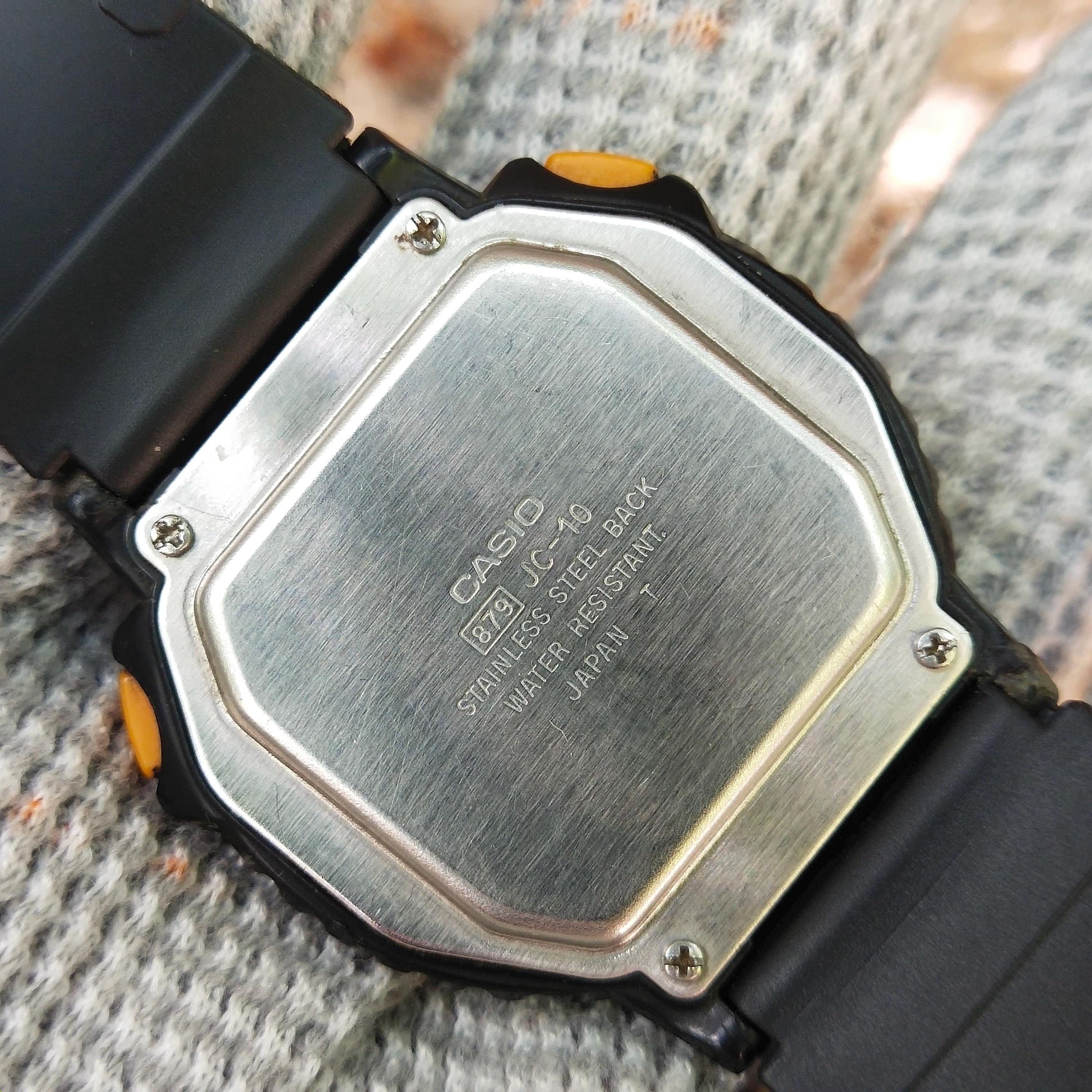 Rare Casio JC-10 Module 879 Work Out Jog & Walk Alarm Wrist Watch