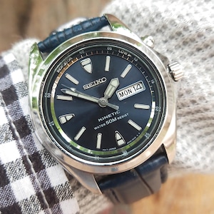 Seiko kinetic 5m42 - Etsy 日本