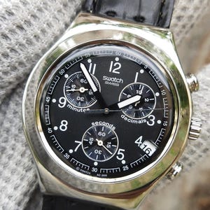 Vintage Swatch Irony V8 Chronograph Swiss Made Watch For Men&#39;s