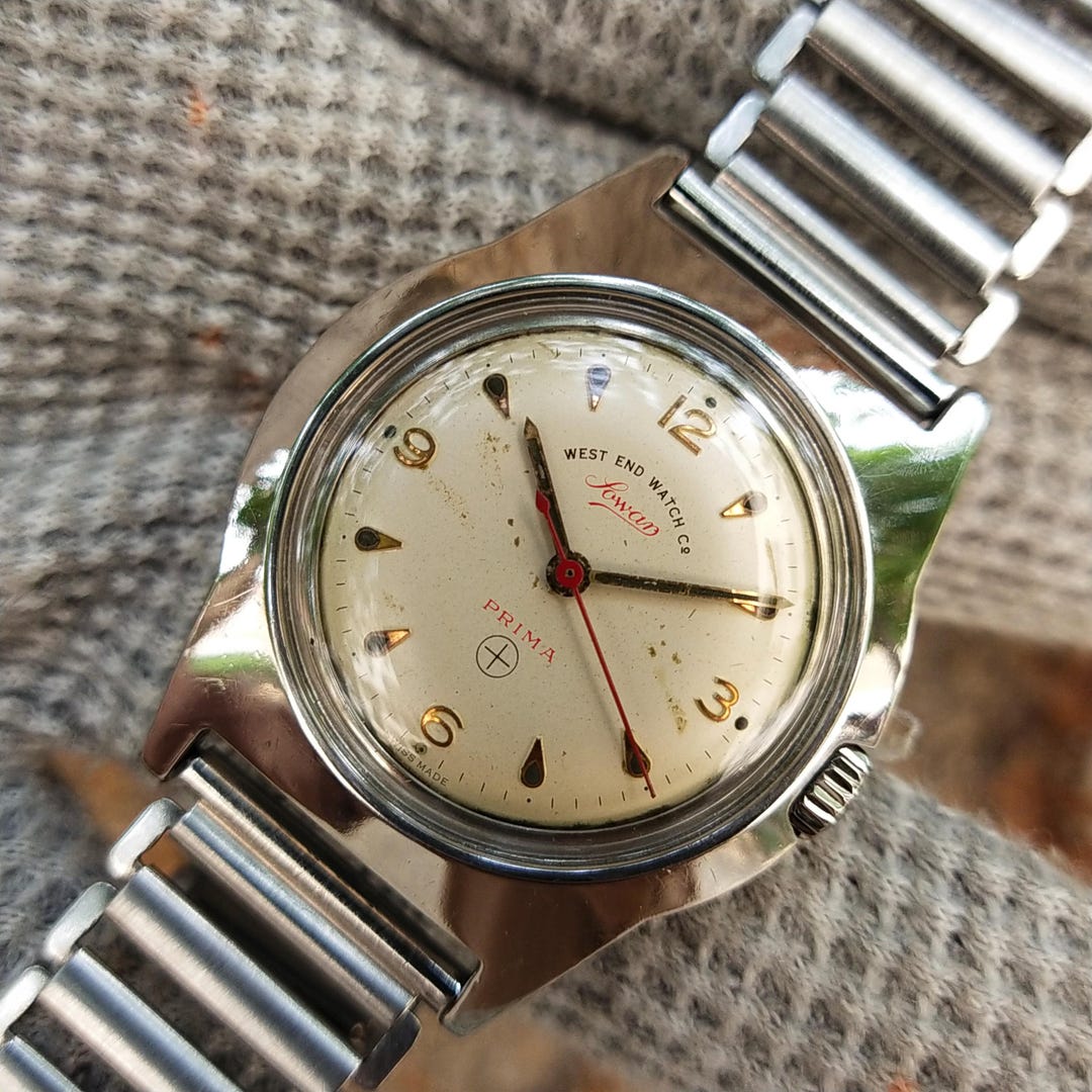 Vintage West End Watch Co Sowar Prima S3721 Manual Winding Swiss