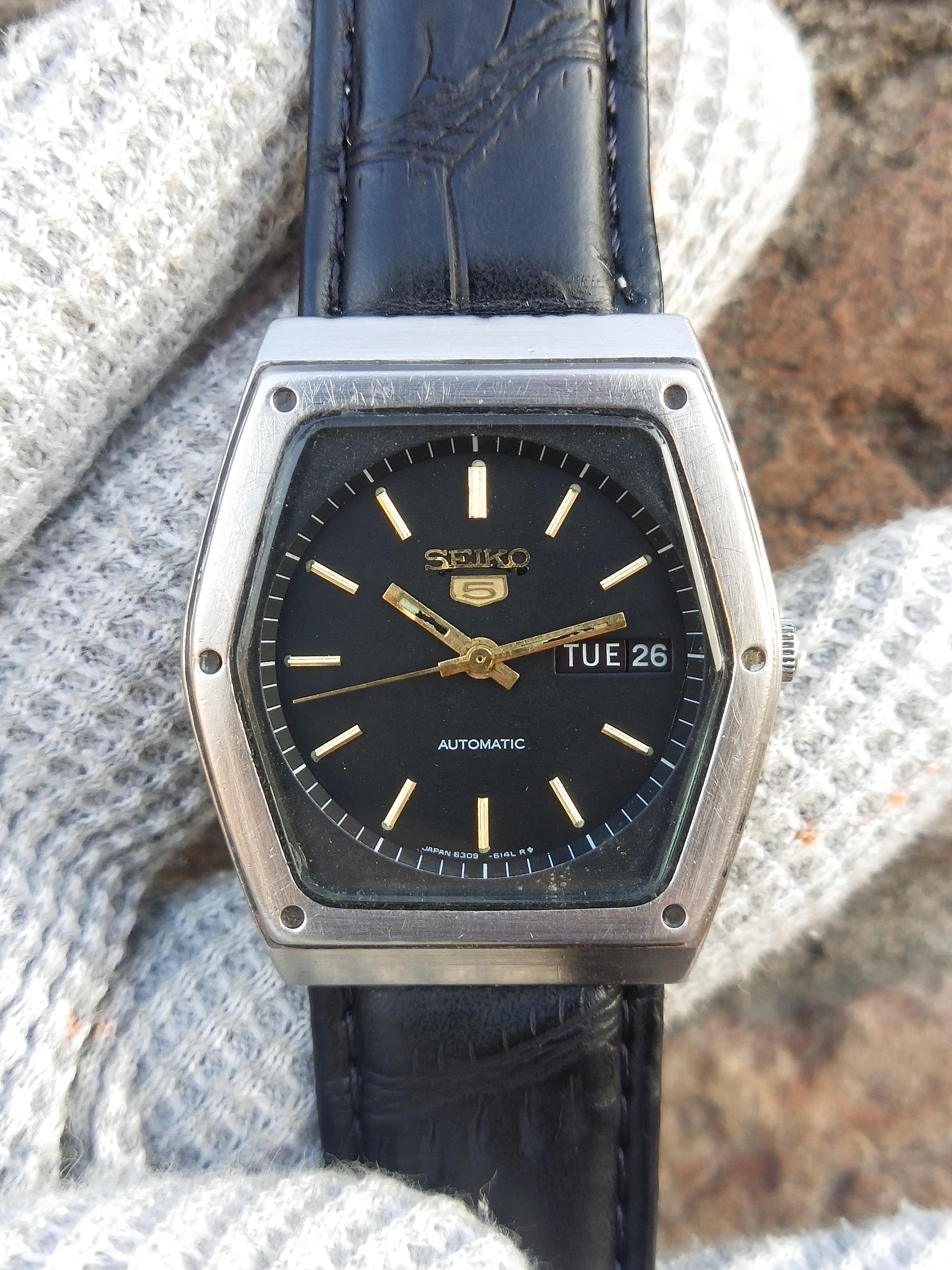 ヴィンテージ セイコー5 オートマチック 6309-6150 日本製 メンズ