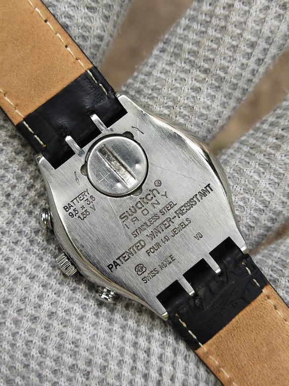 Vintage Swatch Irony V8 Chronograph Swiss Made Watch for Men's - Etsy
