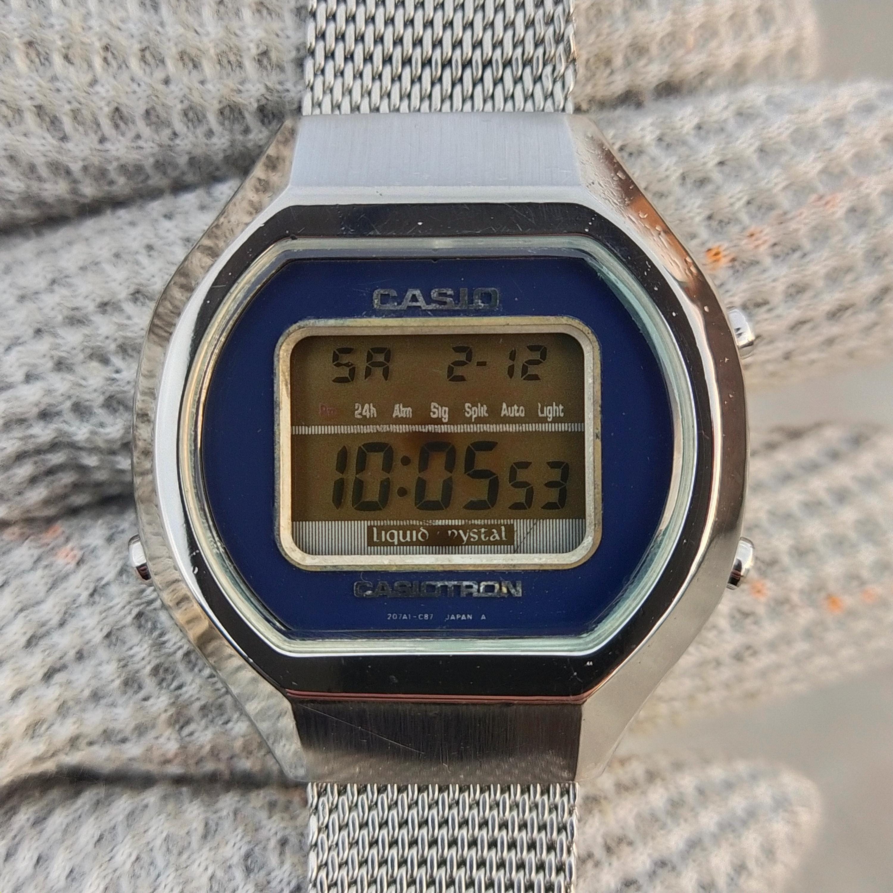 【レア】カシオトロン　復刻版　TRN-01 ヴィンテージ カシオ カシオトロン TRN-01 M 日本製 メンズ腕時計