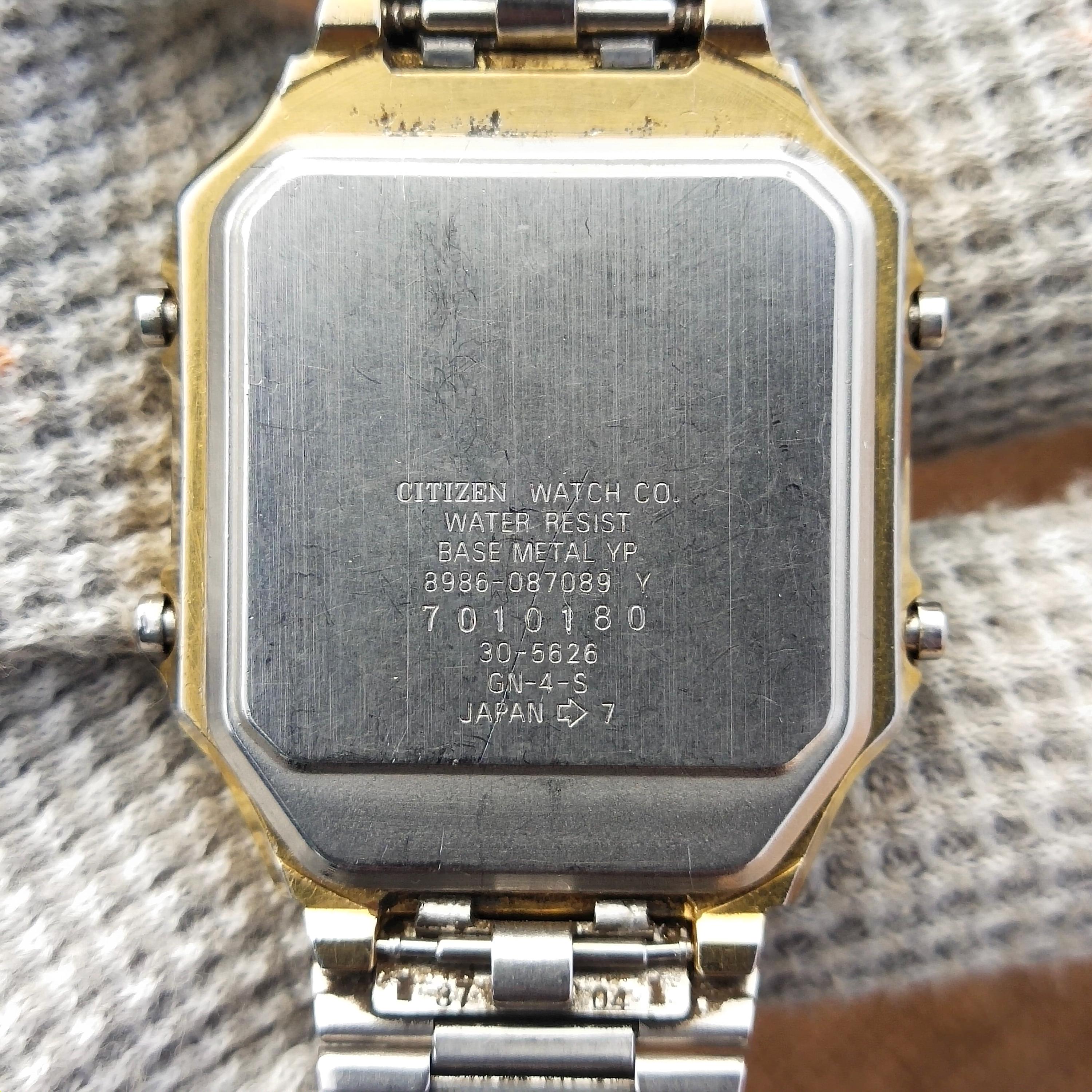 VINTAGE CITIZEN 8986-087089 Y Ana-digi Chronograph Men's Watch - Etsy