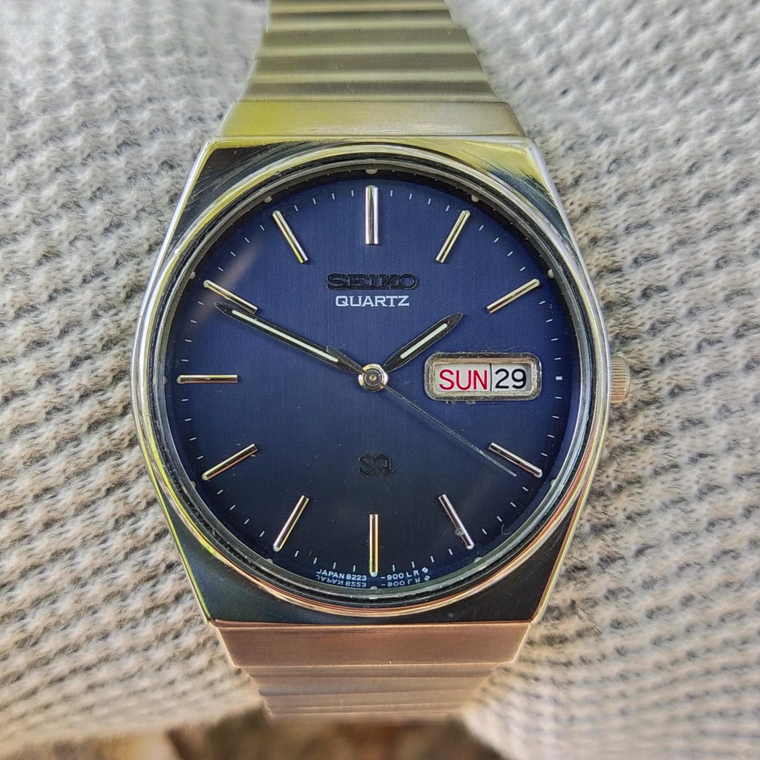 SEIKO QUARTZ SQ 8223-9009 Japan Made Watch for Men's - Etsy