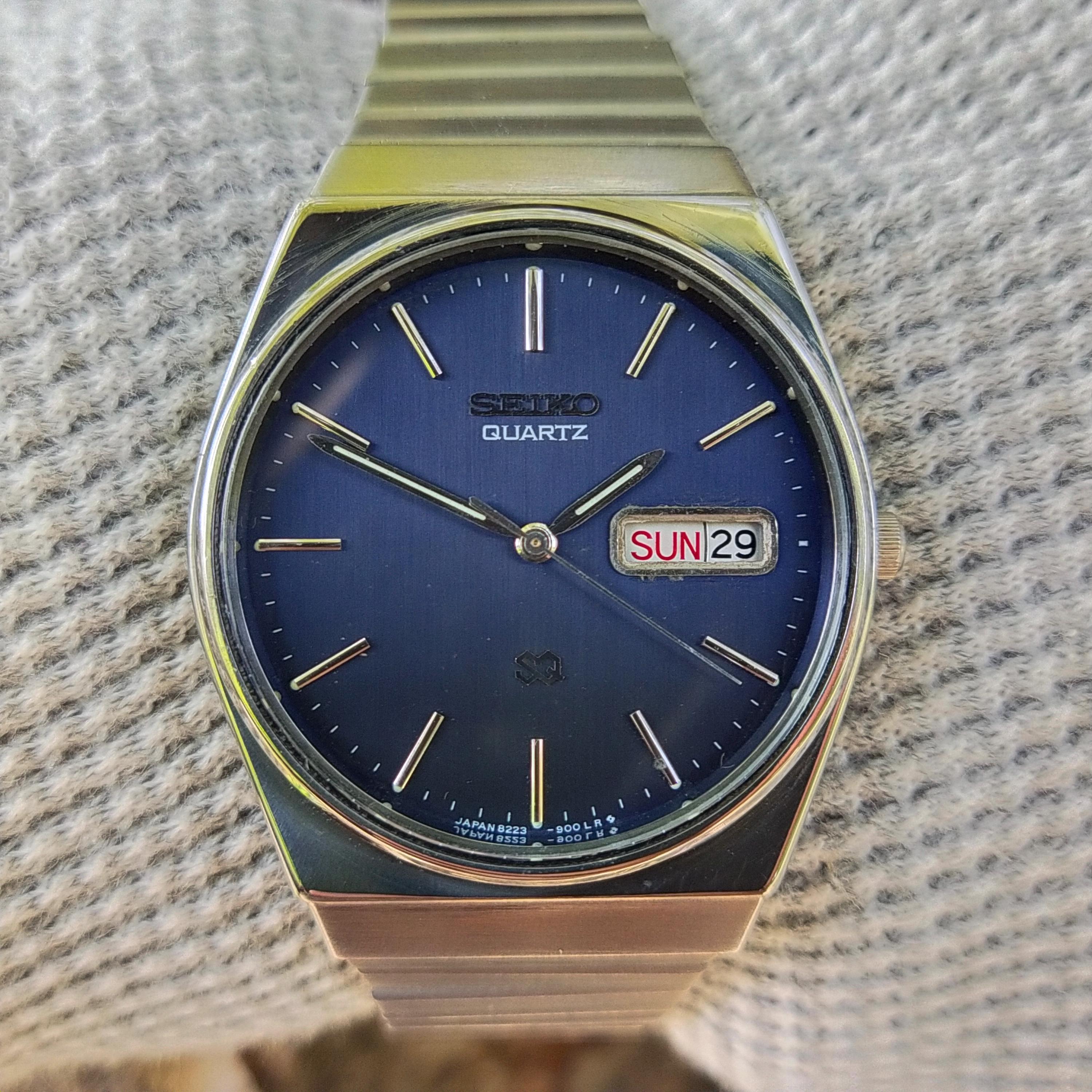 SEIKO QUARTZ SQ 8223-9009 Japan Made Watch for Men's - Etsy