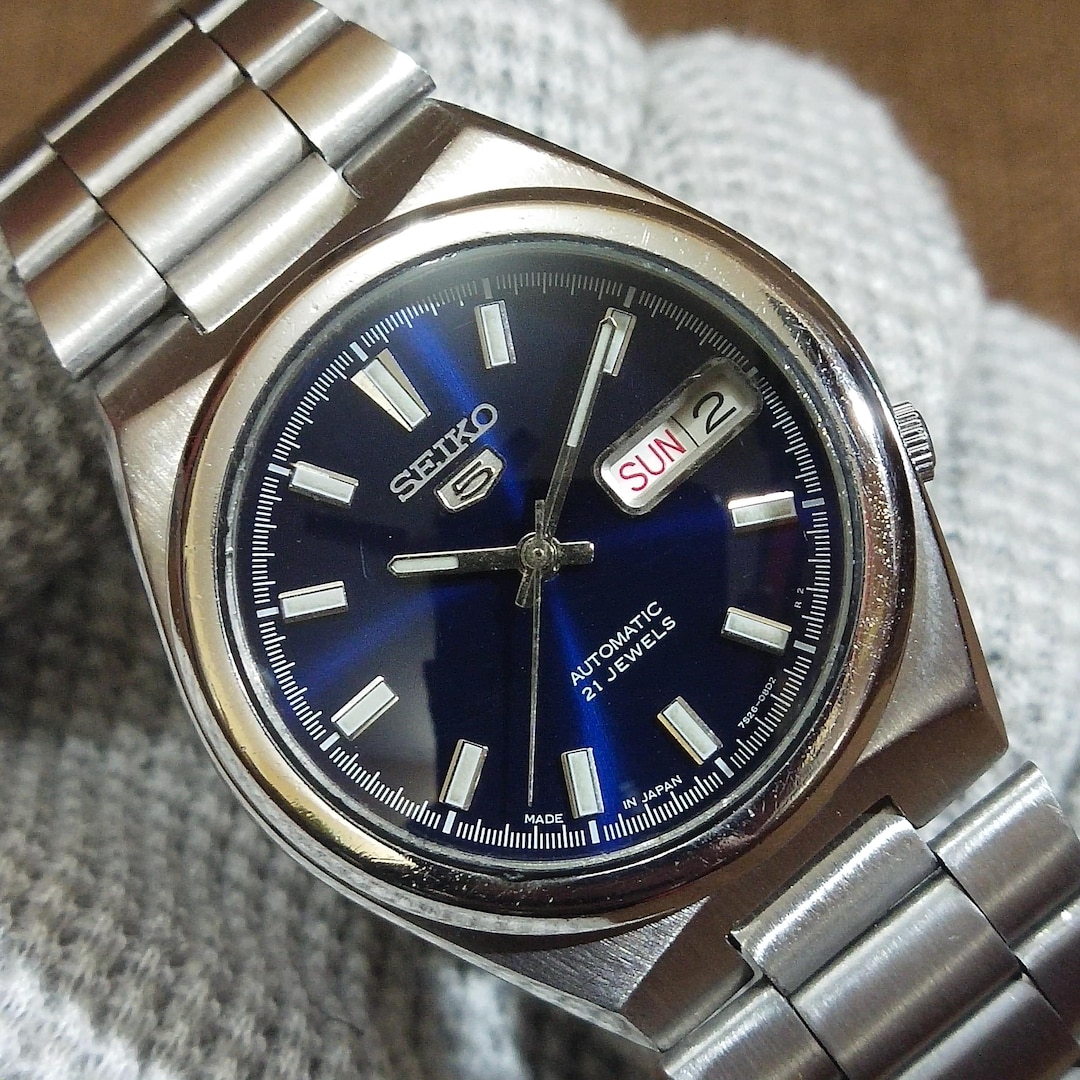 Vintage Seiko 5 7S26-02S0 Automatic 21 Jewels for Men's - Etsy Norway