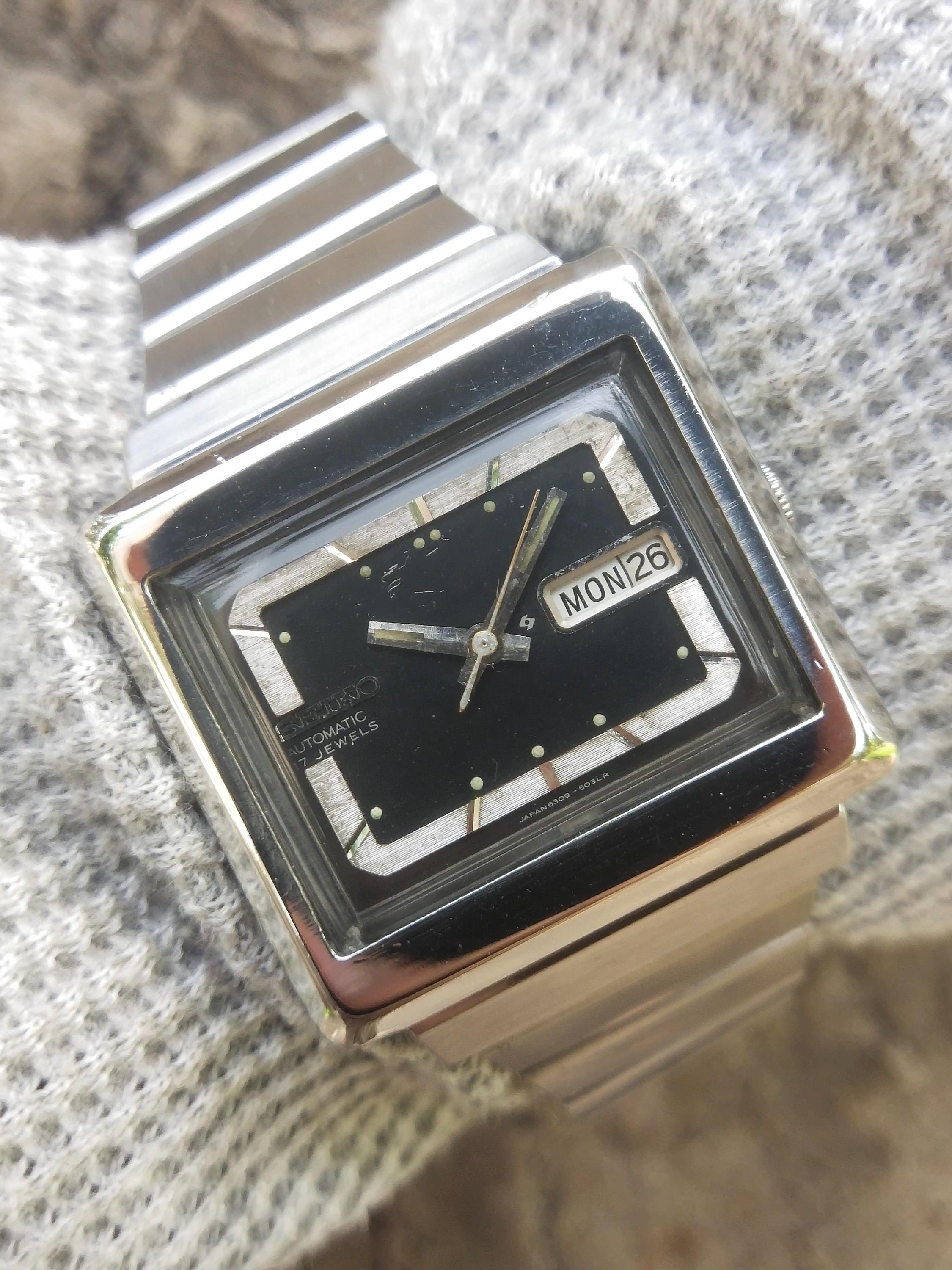 Vintage Seiko 6309-5030 Automatic 17 Jewels Japan Made Watch for