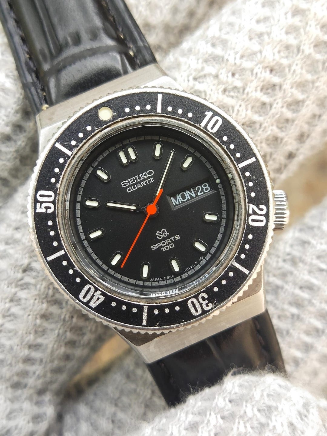 Vintage Seiko 2626-0140 Sports Diver Watch Quartz - Etsy