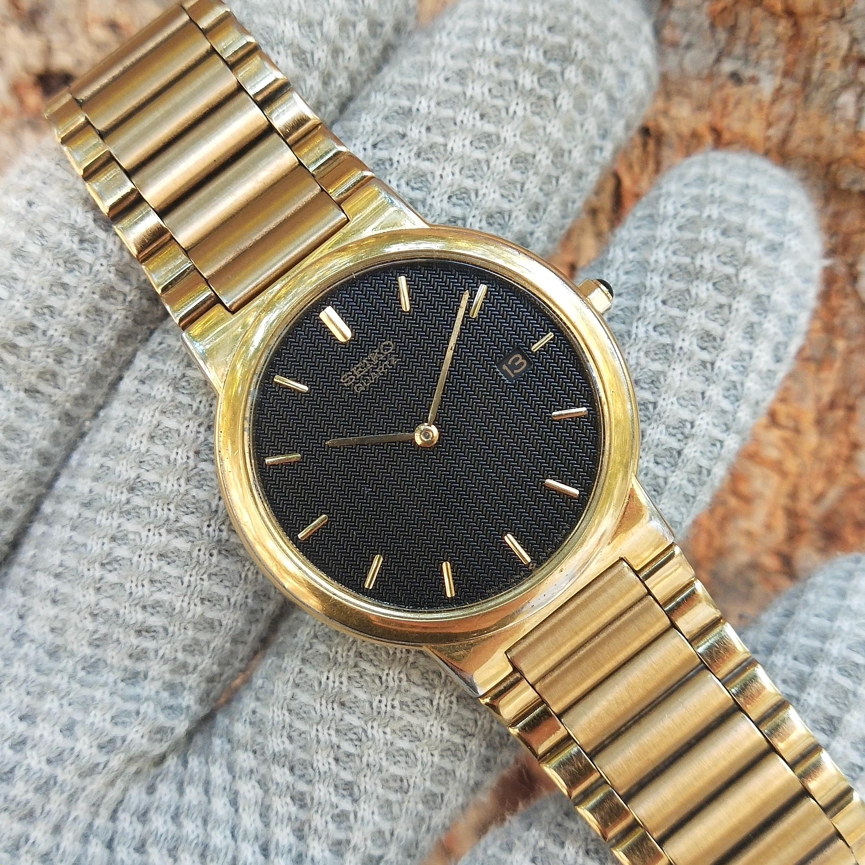 Vintage Seiko Quartz 5Y39-7140 Japan Made Watch for Men