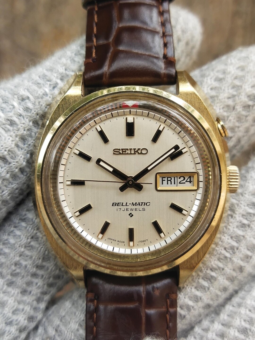 SEIKO merit 17JEWELS  18K 750刻印あり　動作品 SEIKO merit 17JEWELS 18K 750刻印あり 動作品 【公式通販】