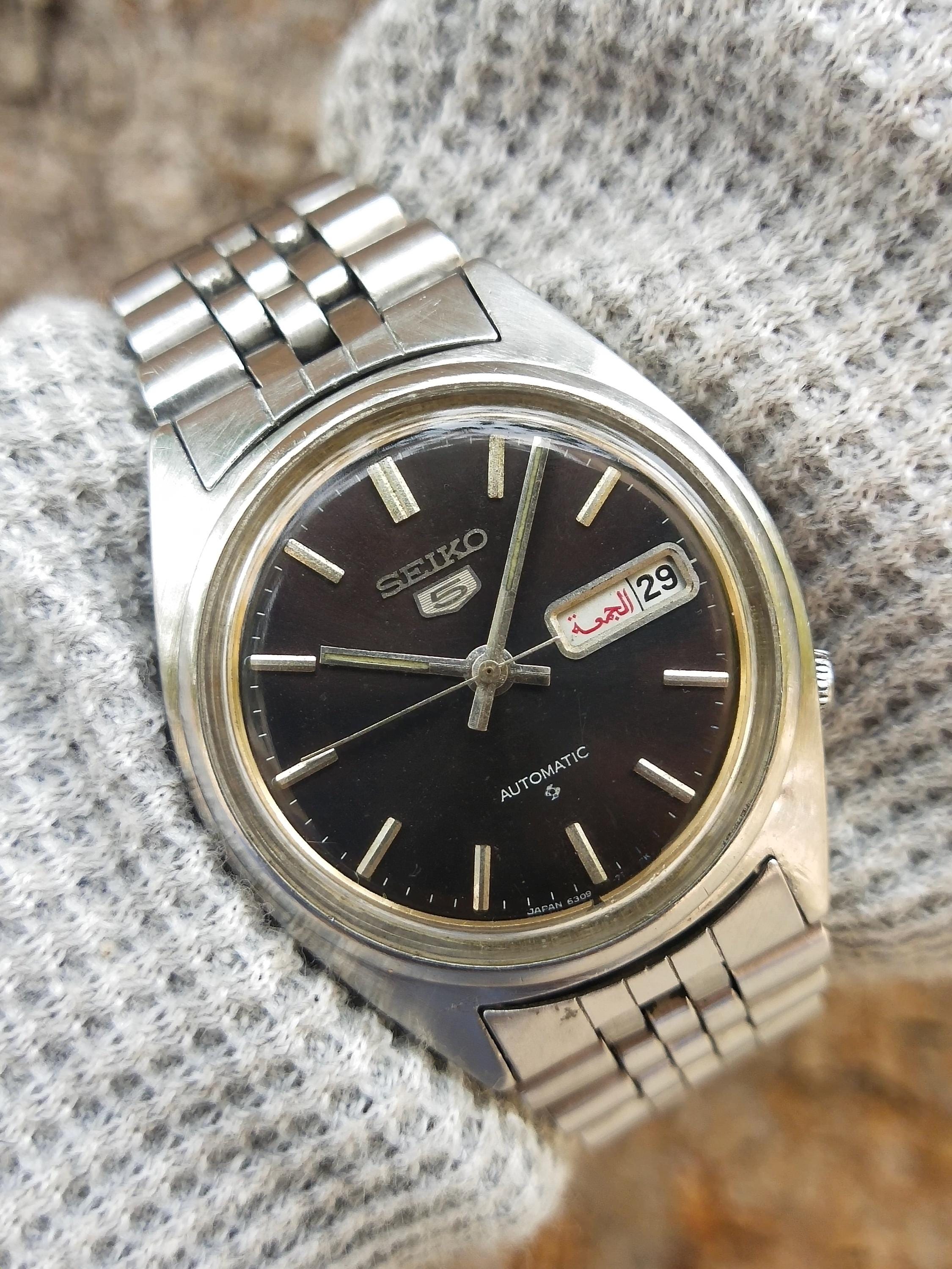 Vintage Seiko 5 Automatic 6309-7150 Watch Japan for Men,s - Etsy