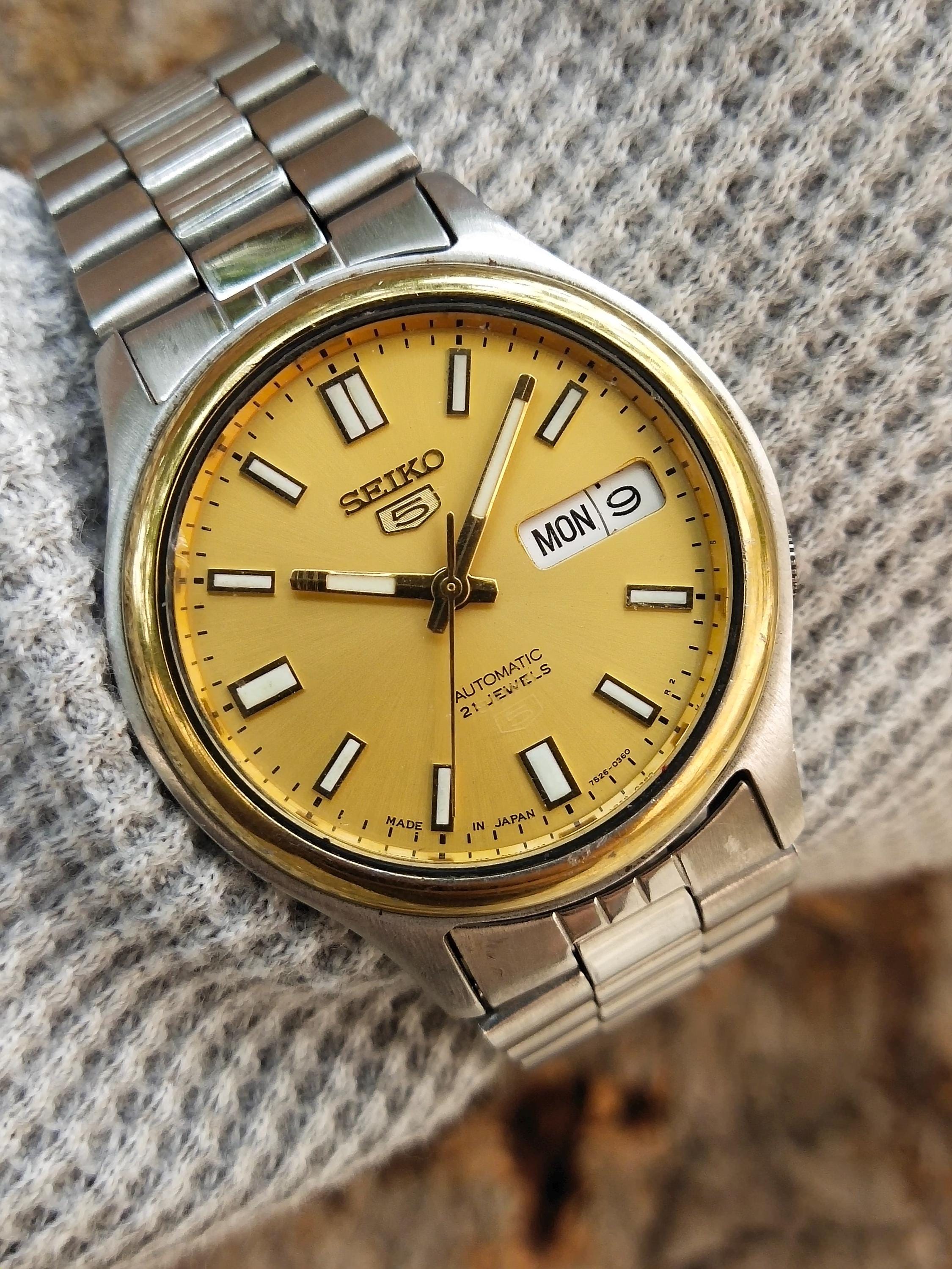Vintage Seiko 5 7S26-6000 Automatic 21 Jewels for Men's - Etsy