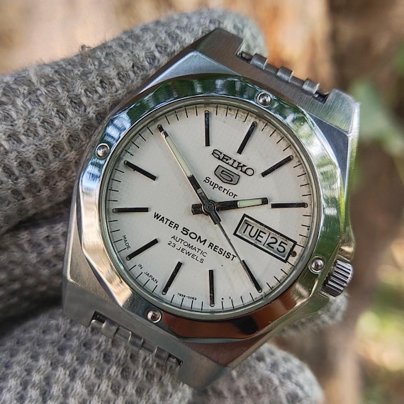 セイコー 腕時計 SEIKO5 automatic 7S26-01V0 自動巻き 21石 裏