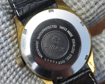 Vintage Omax President 52601 Automatic 17 Jewels Swiss Men's Watch